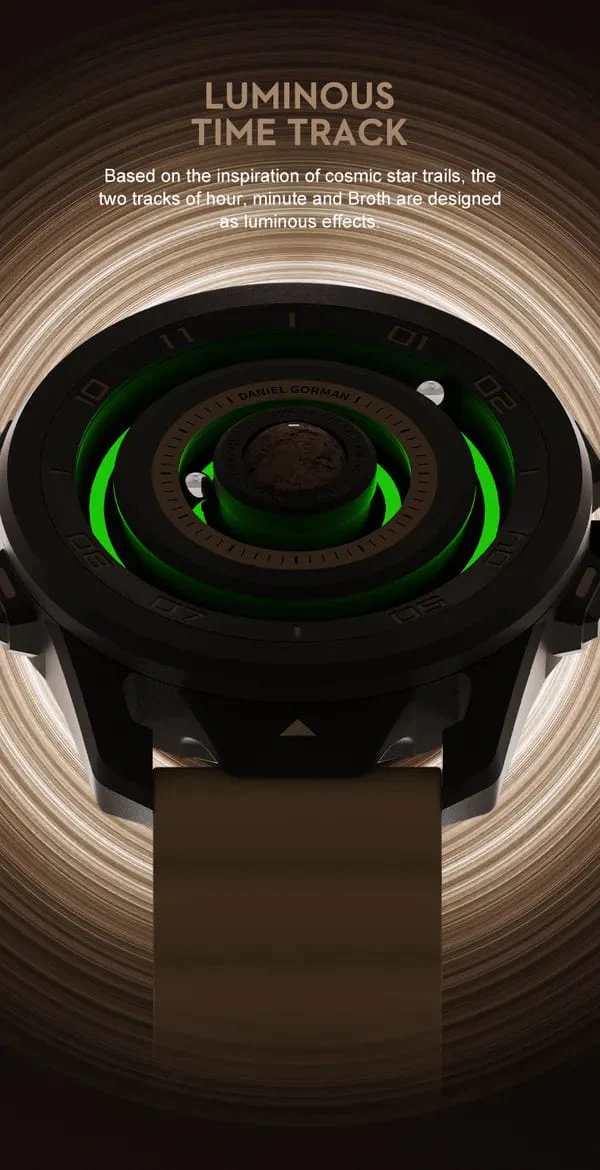 Daniel Gorman Magnetic Ball Watch | Futuristic Luxury Analog Timepiece - Image 8