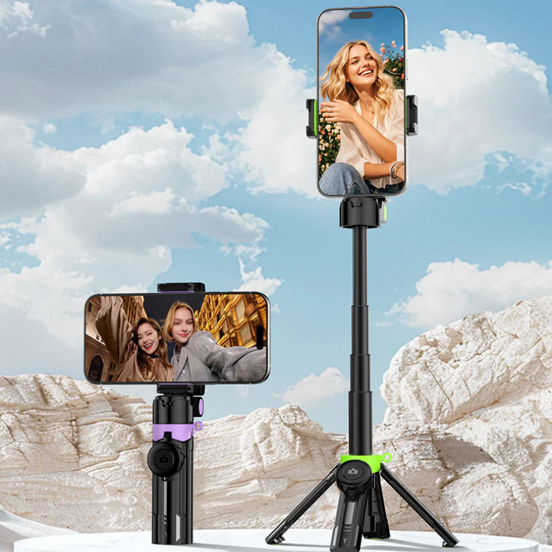 Mini Mobile Selfie Stick | Anti-shake Extendable Four-legged Stand for Portable Photography - Image 3